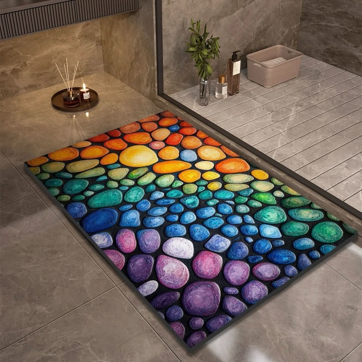Grip Soft Bathroom Mat - Fast Drying, Anti Slip, Various Sizes