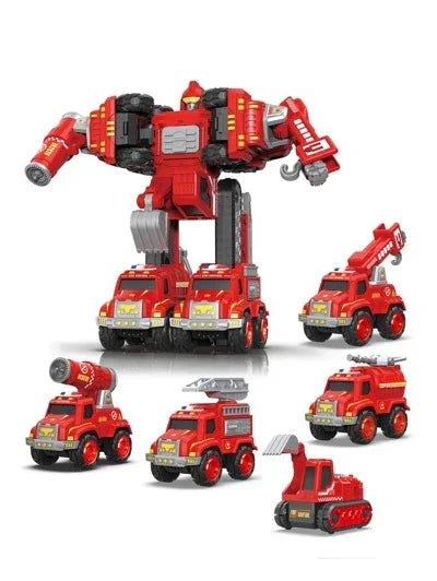 Ultimate 5in1 Transforming Car Play Set