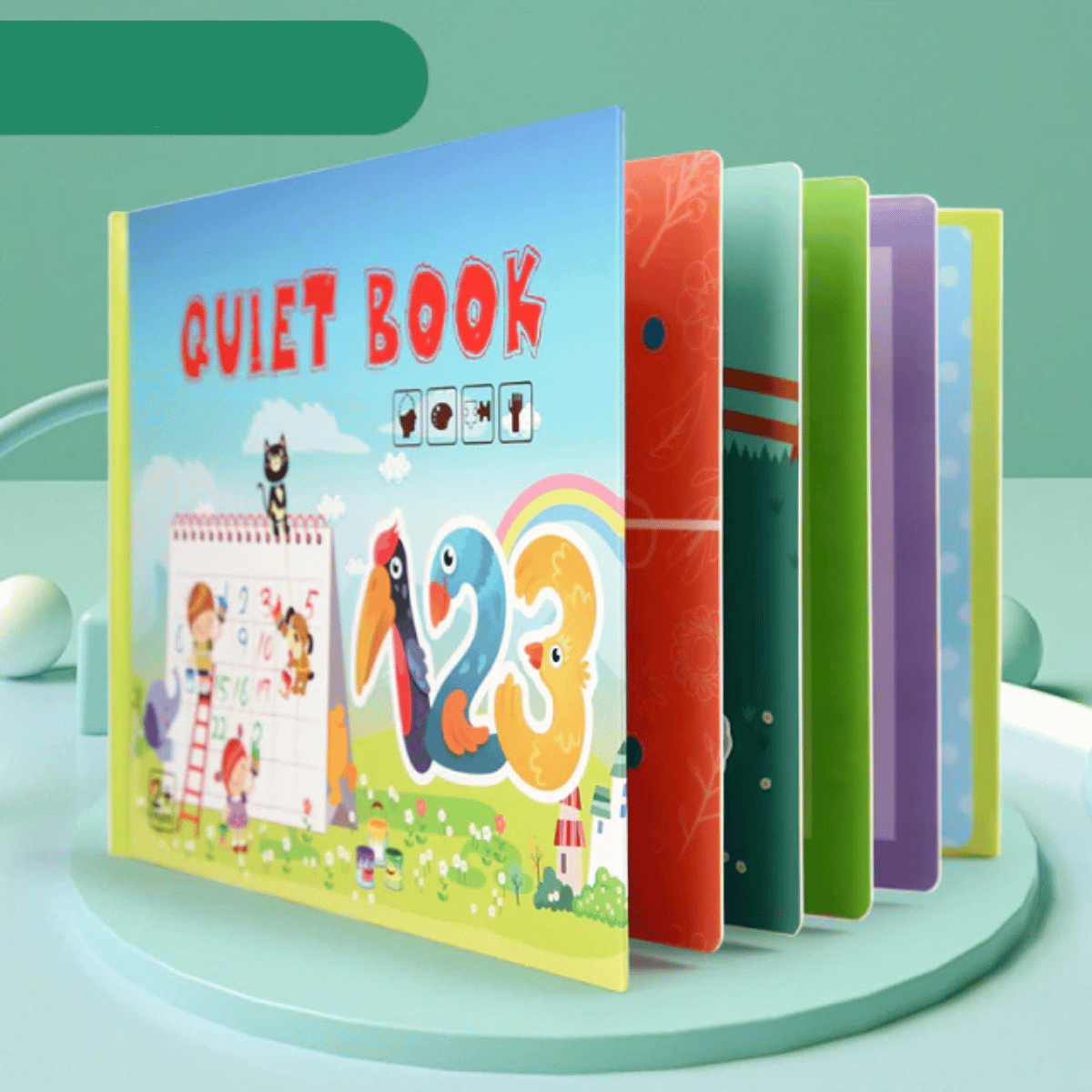 Educational Silent Activity Book for Children