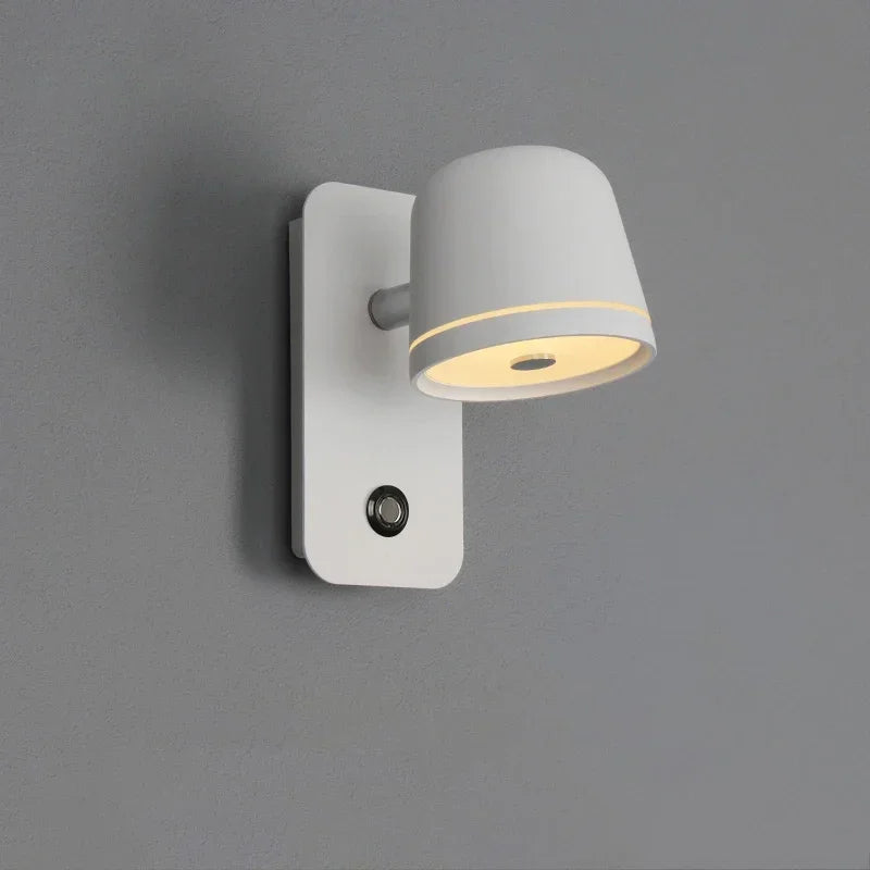Adjustable Brightness LED Wall Lamp with Flexible Arm