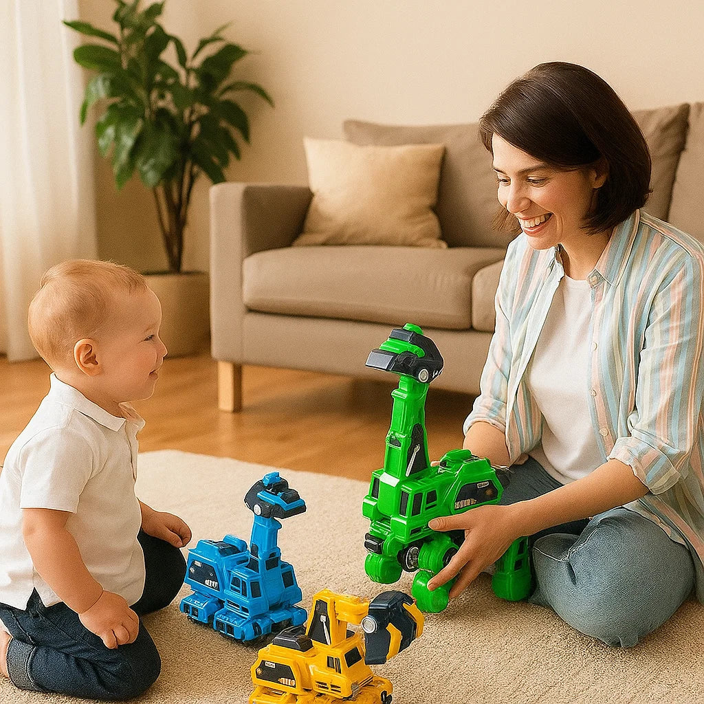 Cool Convertible Dino Vehicle Toys