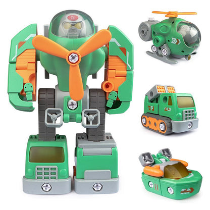 Action Military Vehicle Building Set for Kids - Luxicro