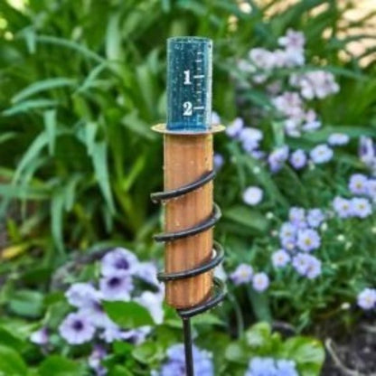 Accurate Copper Rain Gauge for Home and Garden