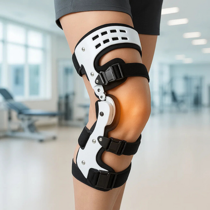 Comfortable Knee Support Wrap with Stability Strap - Luxicro