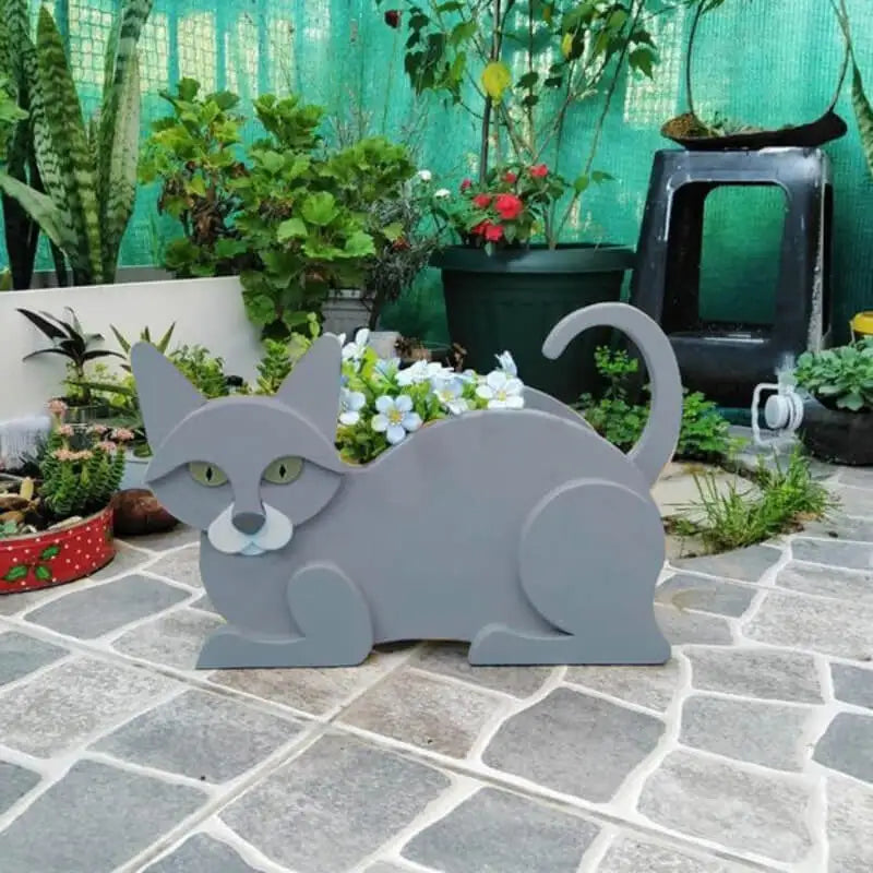 Cute Kitty Garden Planter Set