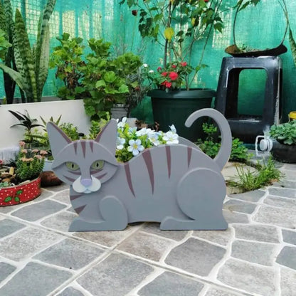 Cute Kitty Garden Planter Set