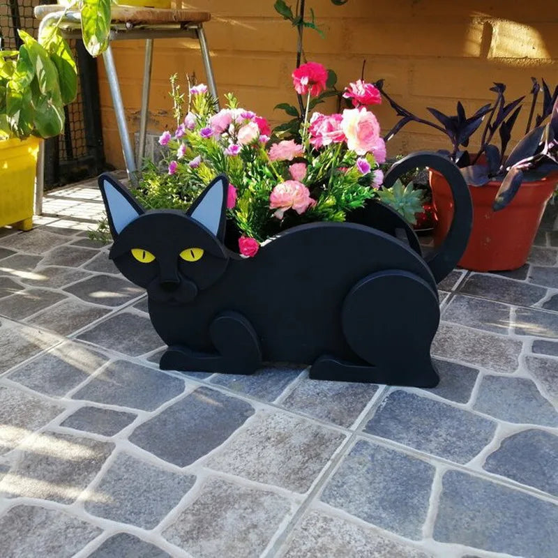 Cute Kitty Garden Planter Set