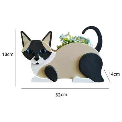 Cute Kitty Garden Planter Set