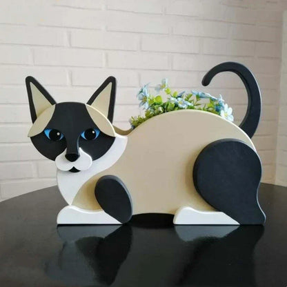 Cute Kitty Garden Planter Set