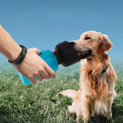 Compact Folding Dog Water Bottle - Luxicro
