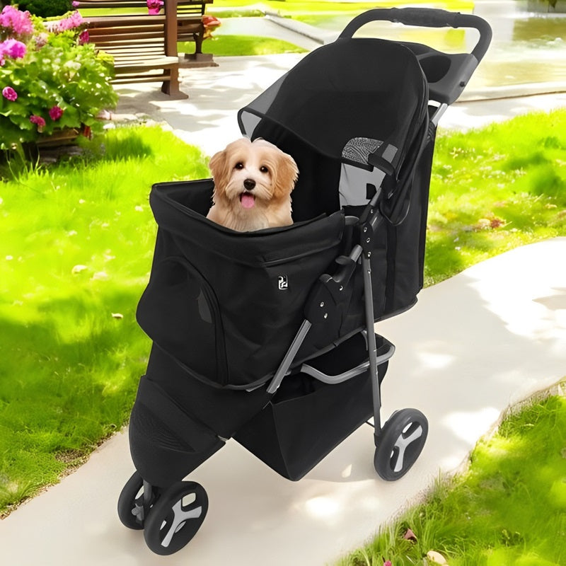 Collapsible Dog Stroller for Pets of All Sizes - Luxicro