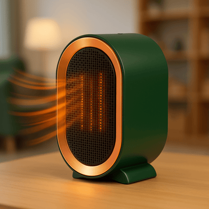 Compact Ceramic Space Heater with Quiet Operation