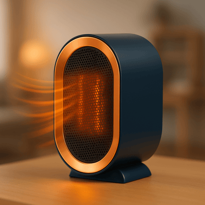 Compact Ceramic Space Heater with Quiet Operation