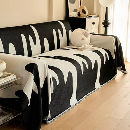 Vibrant Soft Chenille Couch Cover