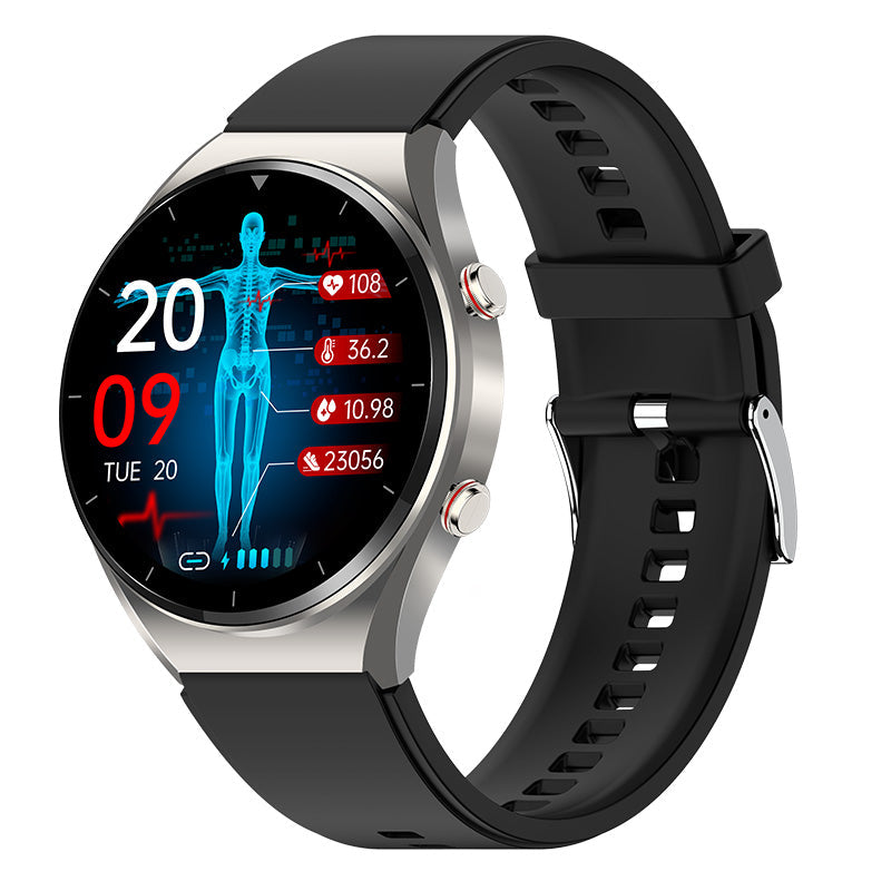 Advanced Fitness Smartwatch with Blood Glucose Monitor
