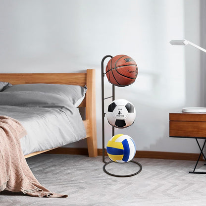 Compact Sports Ball Storage Shelf
