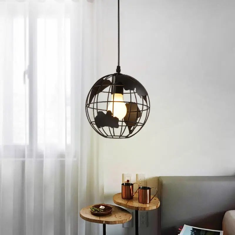 Sleek Round Hanging Ceiling Light for Home Decor - Luxicro