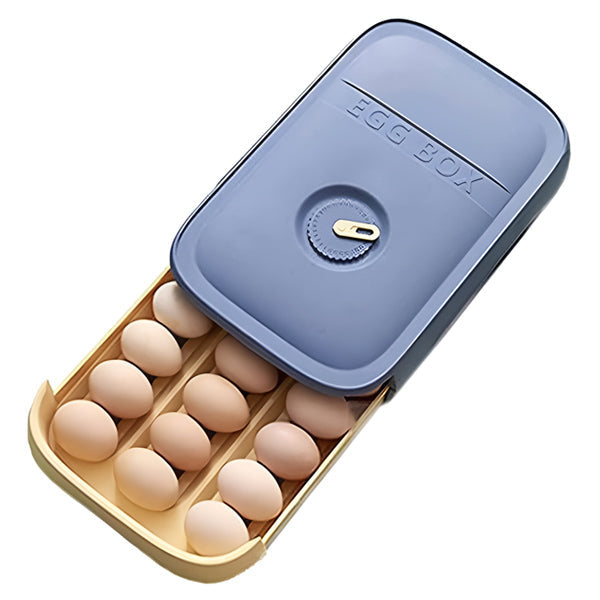 Compact Plastic Egg Container - Luxicro