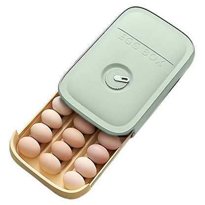 Compact Plastic Egg Container