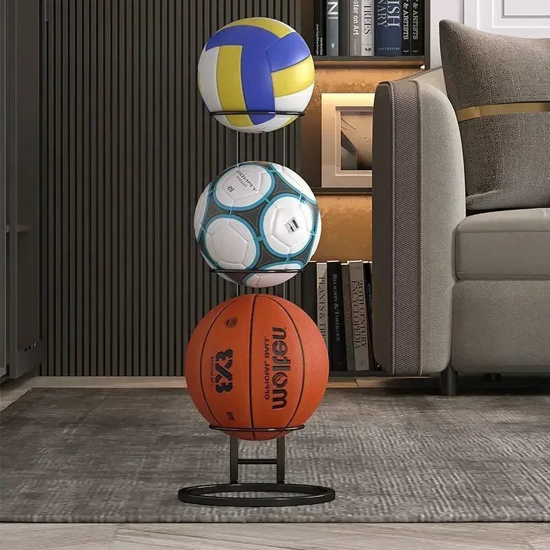 Compact Sports Ball Storage Shelf