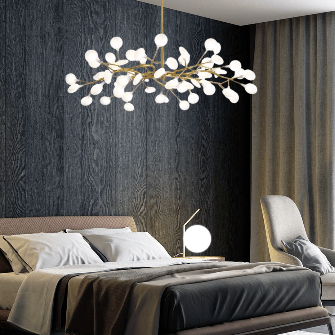 Modern Branch Pendant Light with Gold or Black Finish - Luxicro