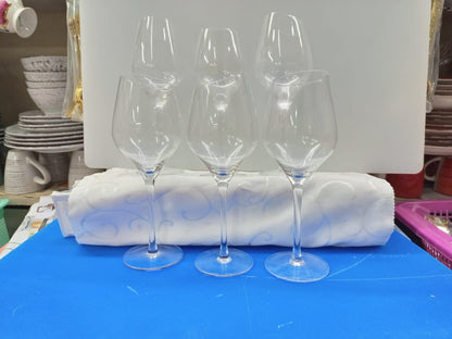 Elegant Wine Glasses Set of 6