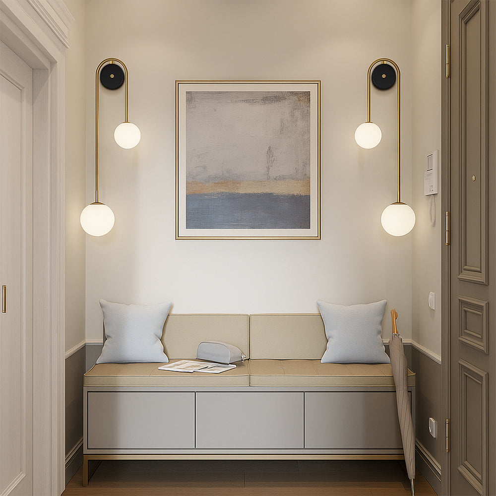 Contemporary Arc Wall Lamp