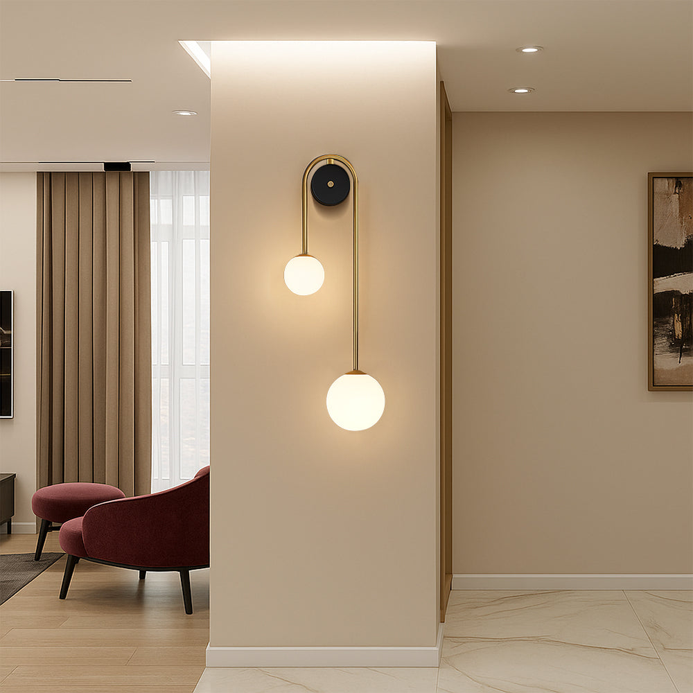 Contemporary Arc Wall Lamp