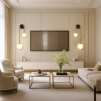 Contemporary Arc Wall Lamp