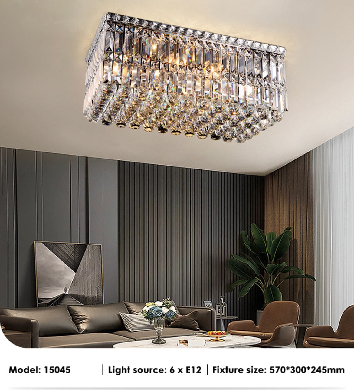Luxurious Green Crystal Lighting Fixtures