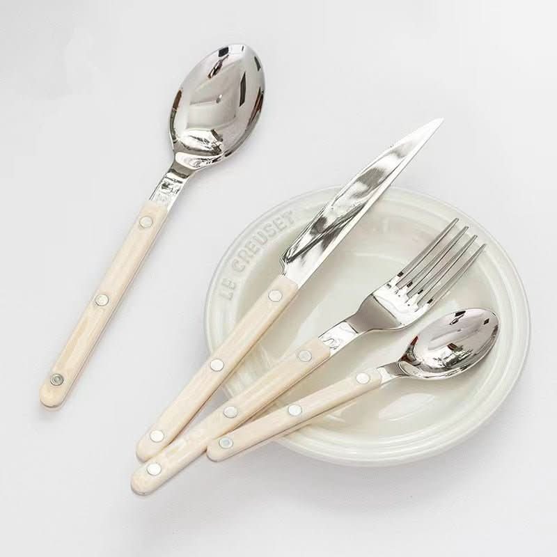 Custom Engraved 24 Piece Silver Cutlery Set