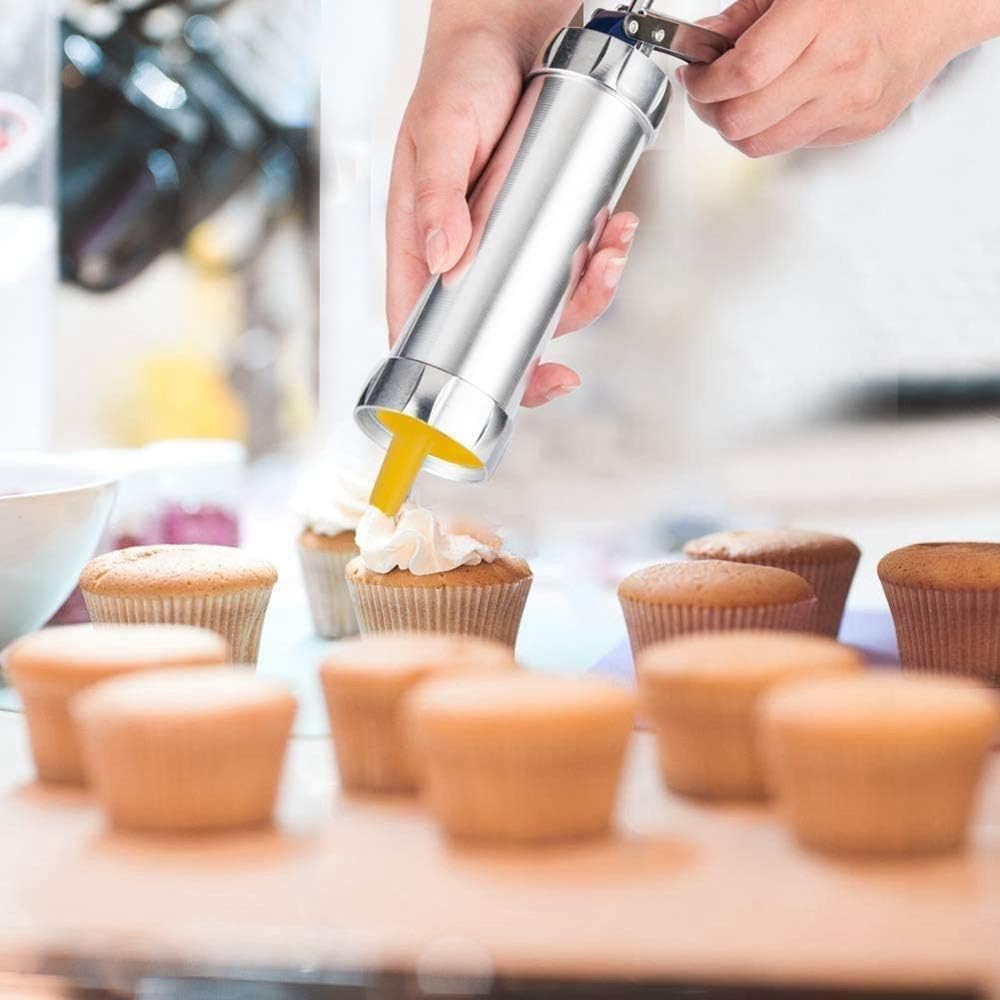 Deluxe Cookie Press with 20 Shapes and 4 Nozzles