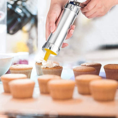 Deluxe Cookie Press with 20 Shapes and 4 Nozzles