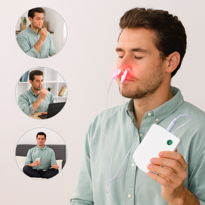 Advanced Nasal Irrigation Light Therapy Relief Device