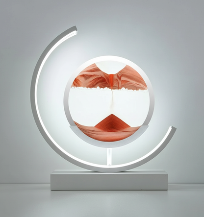 Peaceful Landscape Glass Table Lamp