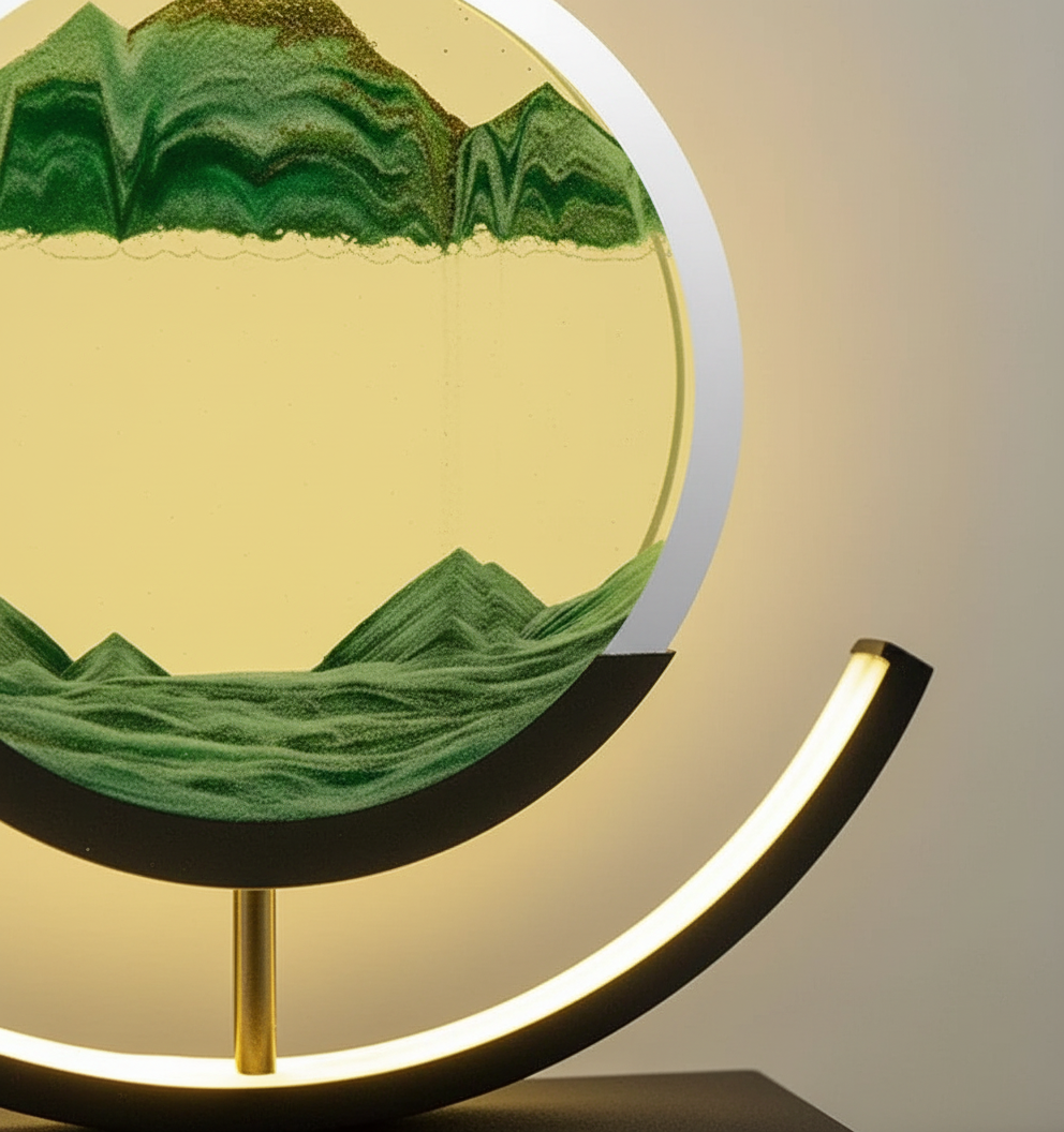 Beautiful Desert Scene Table Lamp