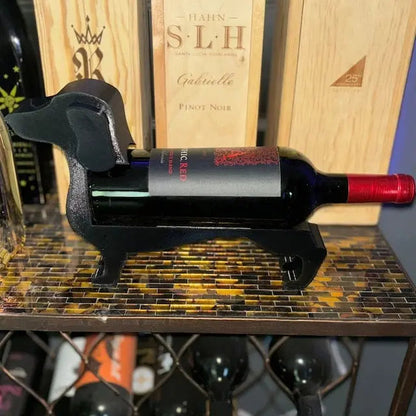 Cute Dog Wine Bottle Table Holder - Luxicro