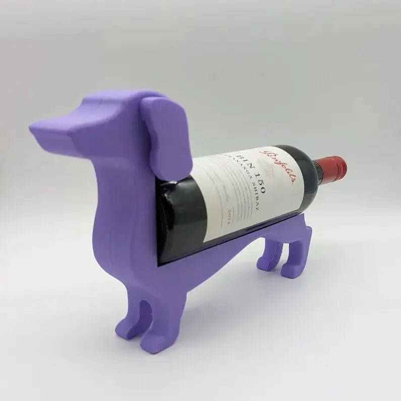 Cute Dog Wine Bottle Table Holder