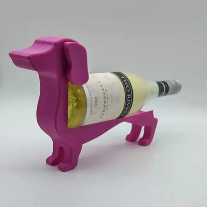 Cute Dog Wine Bottle Table Holder
