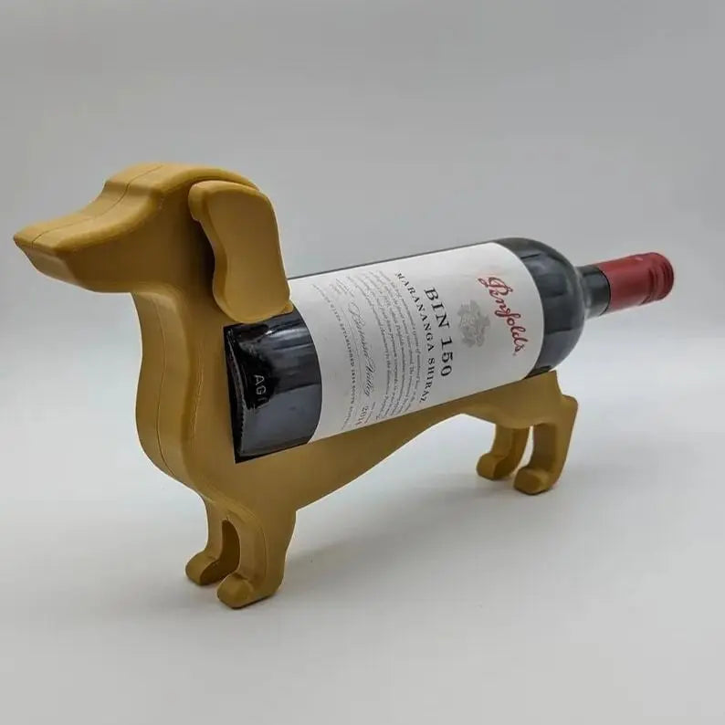 Cute Dog Wine Bottle Table Holder