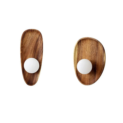 Rustic Wood Wall Light