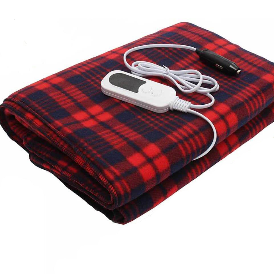 Cozy Heated Throw Blanket - Warm Fleece Electric Blanket - Luxicro