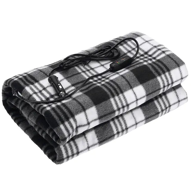 Cozy Heated Throw Blanket - Warm Fleece Electric Blanket