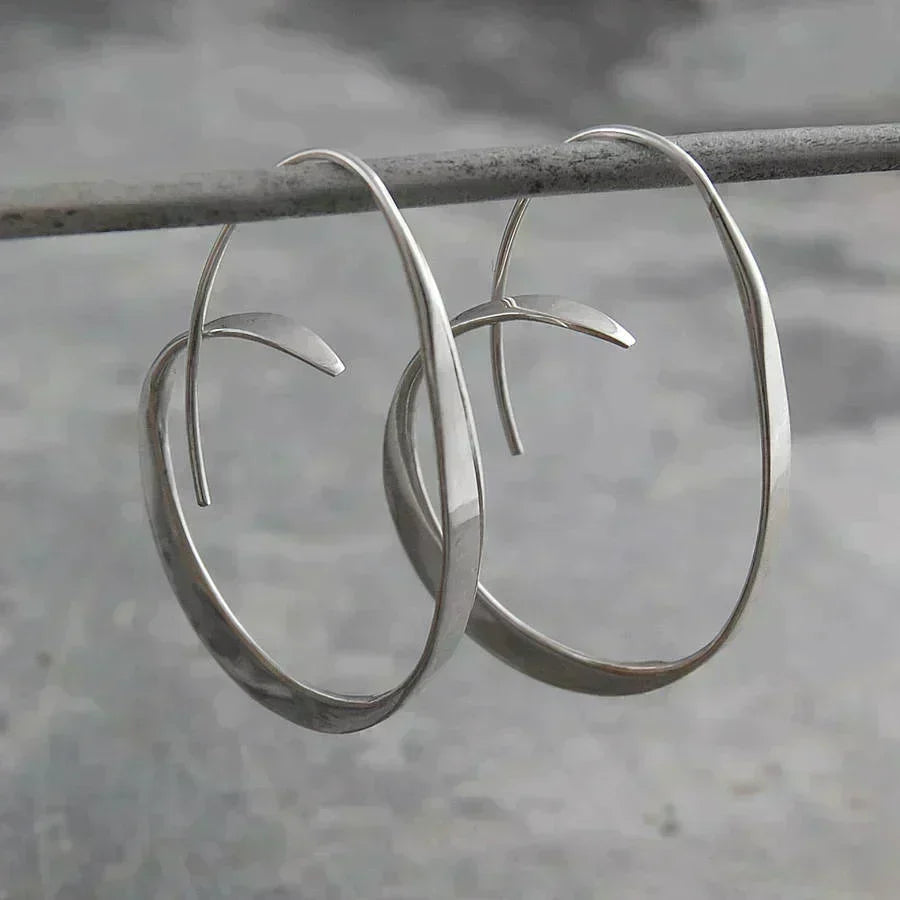 Chic Bohemian Gold Earrings, Exotic Style