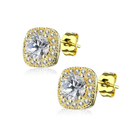 Beautiful Gold Drop Earrings - Luxicro