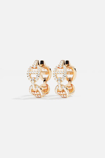 Luxury Gold Stud Earrings for Women
