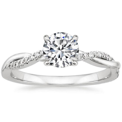 Luxury Gold Ring with Diamond Accent