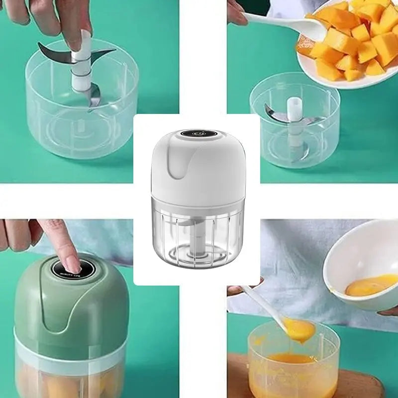 Compact USB Rechargeable Mini Food Chopper