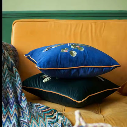 Colorful Bird Pattern Decor Pillow