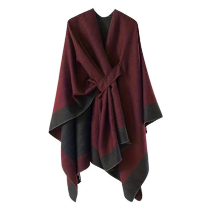 Fashionable Wrap Poncho Cape